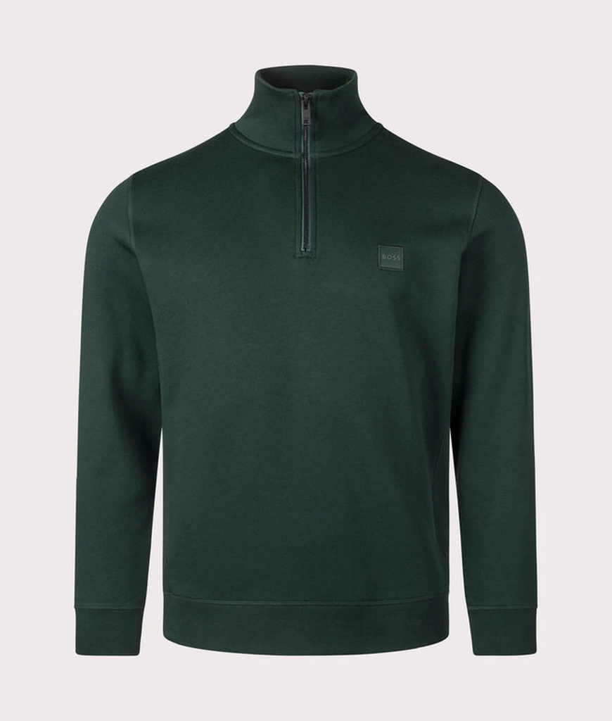 Hugo Boss Mens Quarter Zip Zetrust Sweatshirt